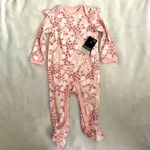 Girls 9month footed sleeper